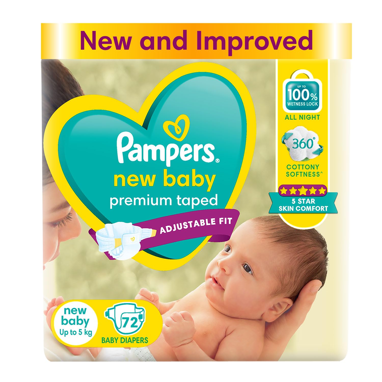 Premium Care Taped Diapers
